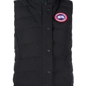 Women's Black Puffer Vest
